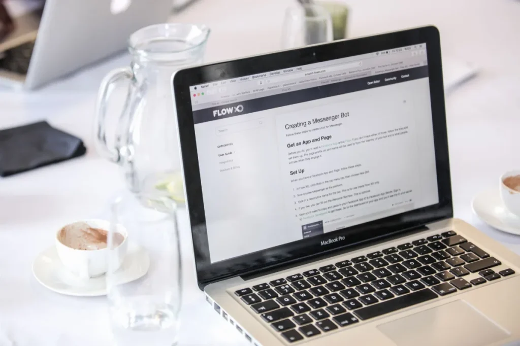 Wireframe landing page dengan alur dari headline hingga tombol ajakan